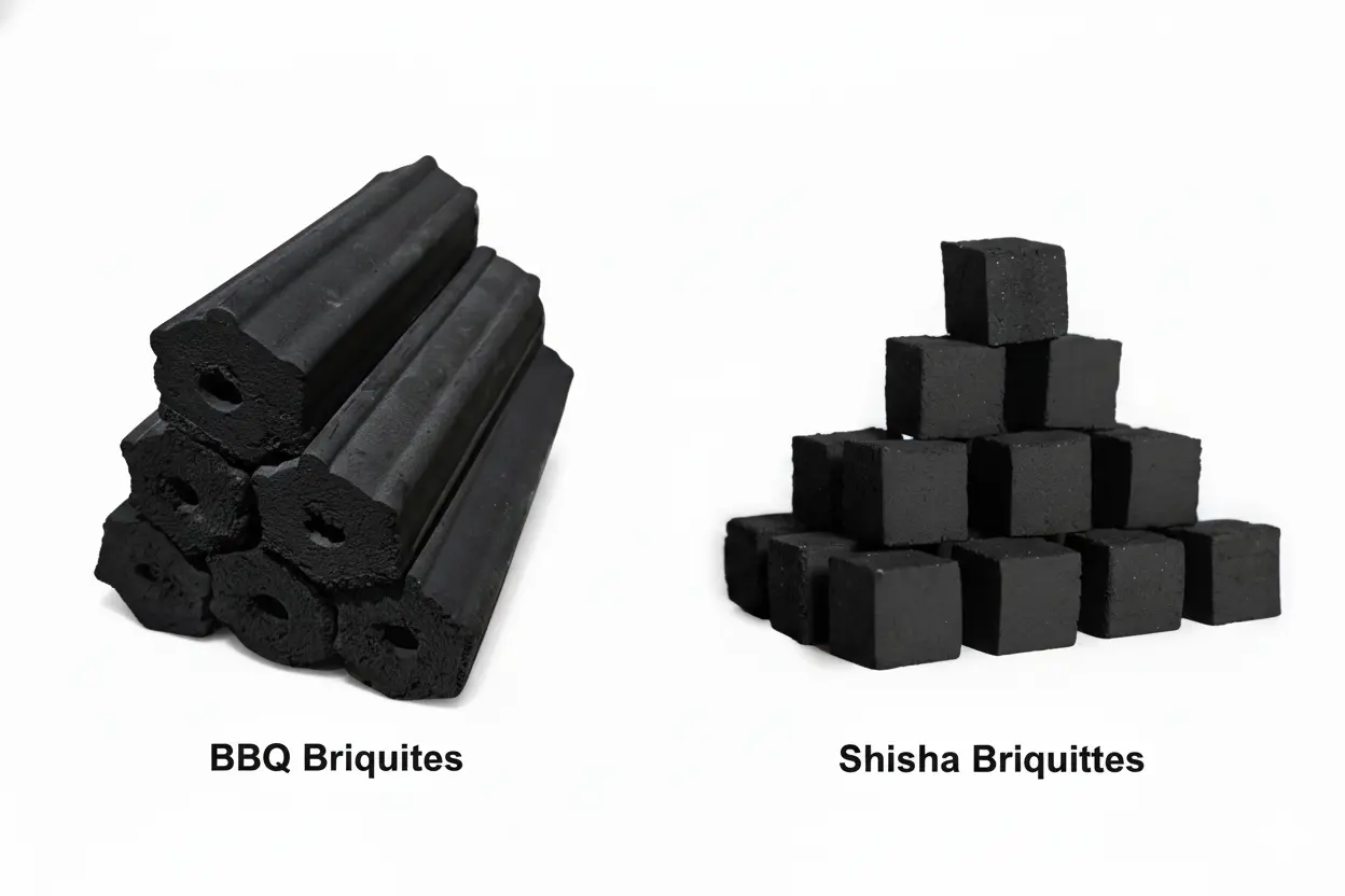 Briquette Indonesia for Shisha vs. BBQ - Abadi Charcoal