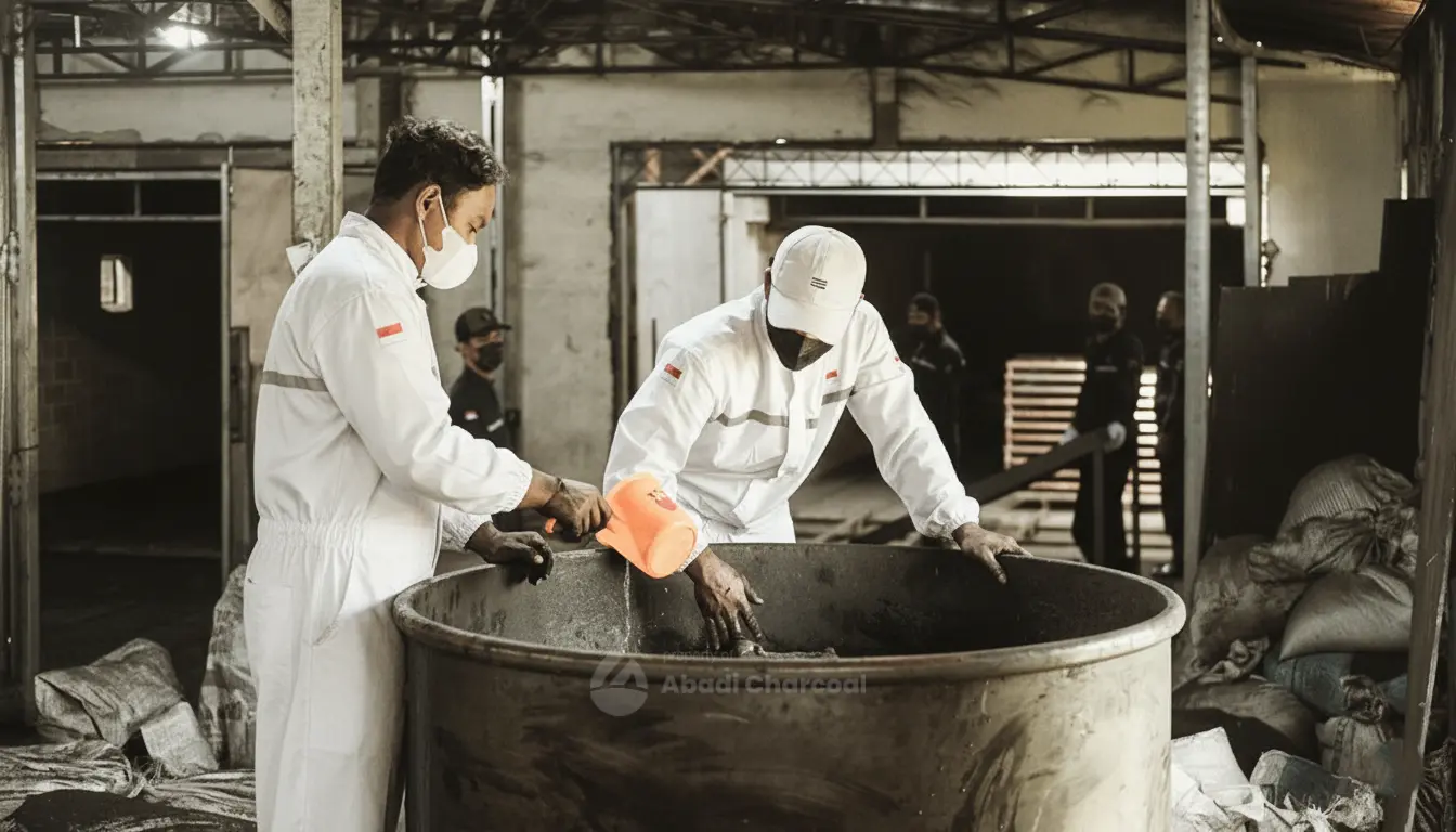 Indonesian Briquette factory - Abadi Charcoal